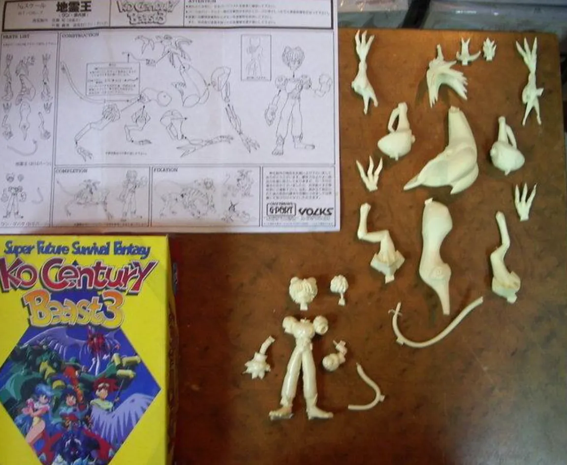 1/15 Super Future Survival Fantasy KO Century Beast Warriors BT-06-7 Cold Cast Model Kit Figure