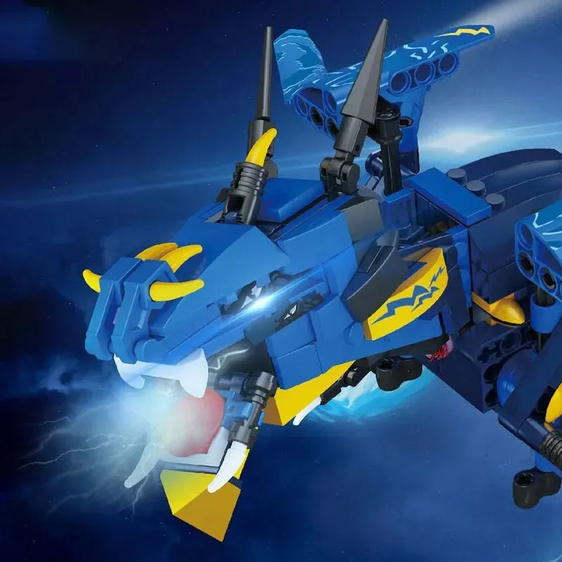 APP RC Creative Sky Storm Dragon STEM Robot Bricks Toy 13147