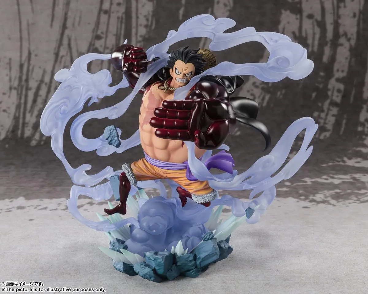 Bandai One Piece Figuarts Zero Monkey D Luffy Gear4 Battle Onigashima Figure