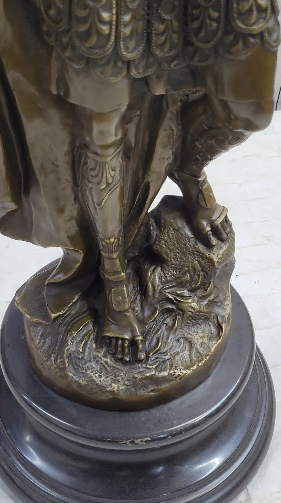 BRONZE STATUE OF MARS PROMINENT MILITARY GODS FIGURINE SCULPTURE WARRIOR FIGURE