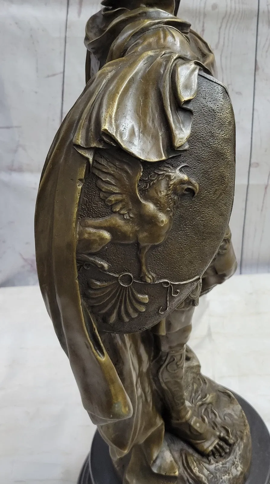 BRONZE STATUE OF MARS PROMINENT MILITARY GODS FIGURINE SCULPTURE WARRIOR FIGURE
