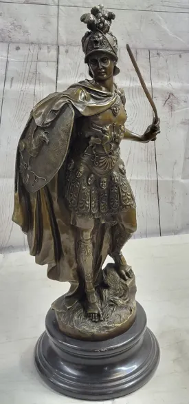 BRONZE STATUE OF MARS PROMINENT MILITARY GODS FIGURINE SCULPTURE WARRIOR FIGURE