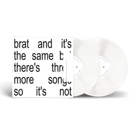 Charli XCX - Brat and it's the same but there's three more songs so it's not (Standard Edition, 2LP White Vinyl)
