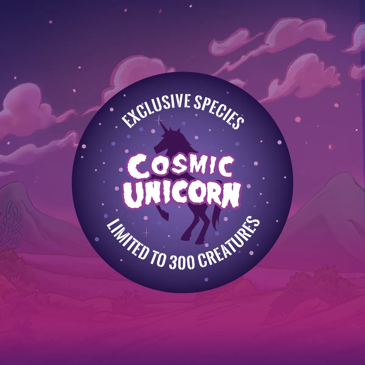 Cryptkins Unleashed: Cosmic Unicorn Vinyl Figure (WonderCon Exclusive)