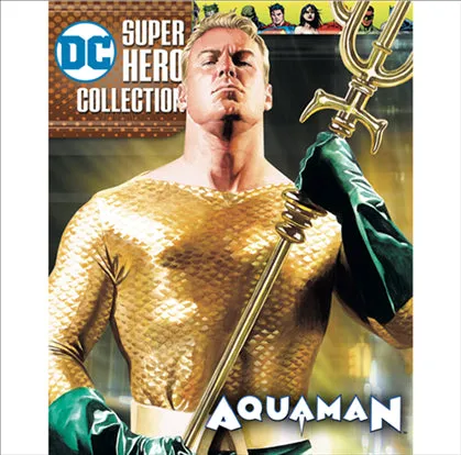 DC Superhero Collection Justice League Aquaman 1:21 Scale Model Figurine By Eaglemoss