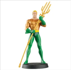 DC Superhero Collection Justice League Aquaman 1:21 Scale Model Figurine By Eaglemoss
