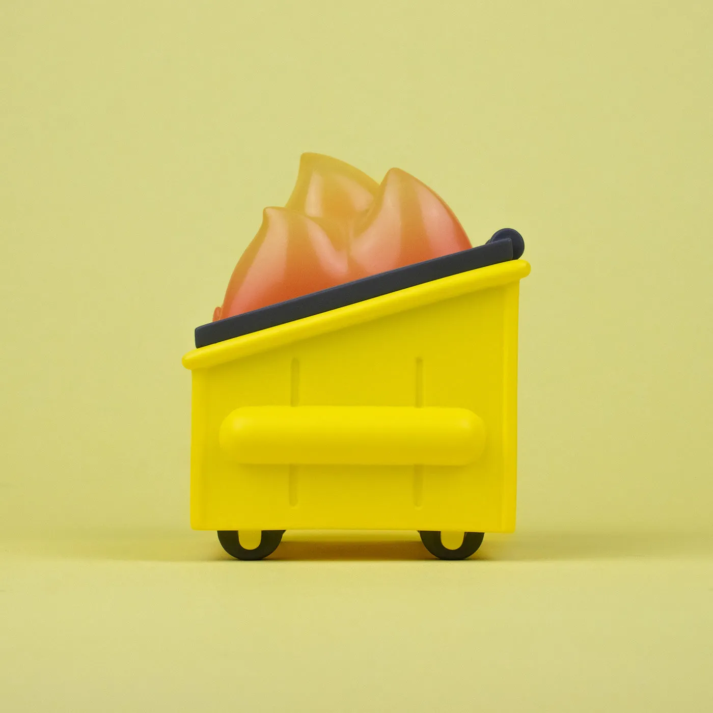 Dumpster Fire Vinyl Figure - Not so Mellow Yellow