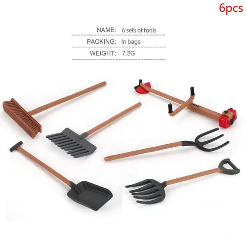 Farmyard Fun: Realistic Animal Figurines with Breeder Tools Set