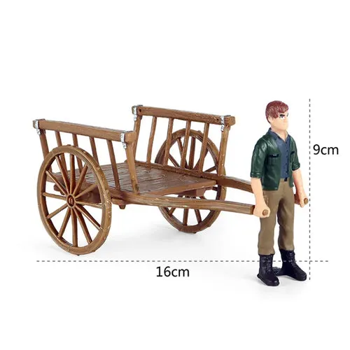 Farmyard Fun: Realistic Animal Figurines with Breeder Tools Set
