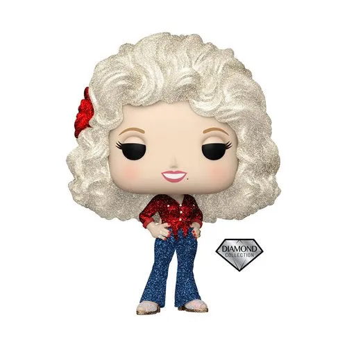 Funko POP! Rocks: Dolly Parton - '77 Tour (Diamond Glitter) #351 (Entertainment Earth Exclusive)