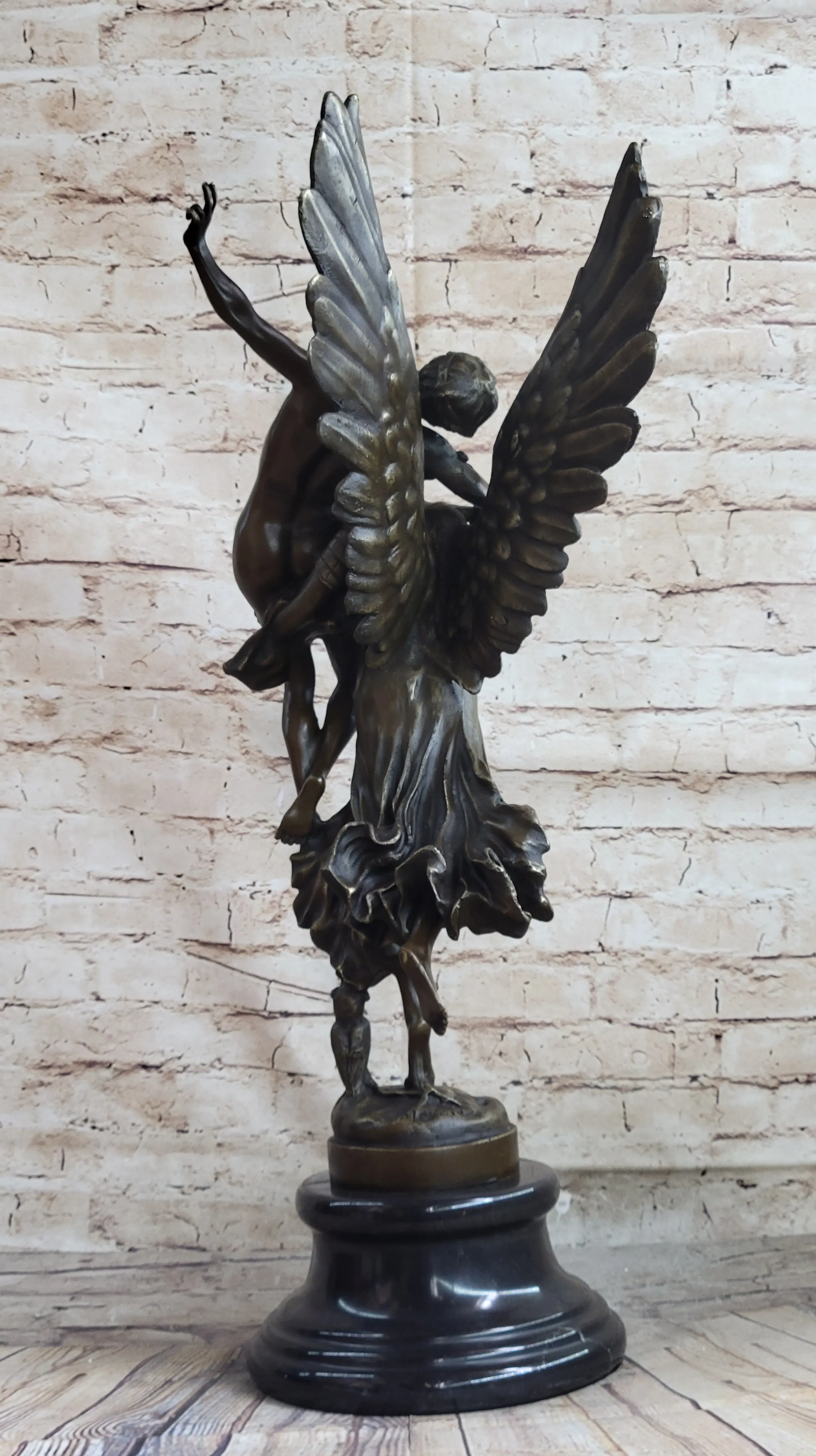 Gloria Victis Angel Bronze Statue Sculpture Figure Art by Mercie 26" x 12"