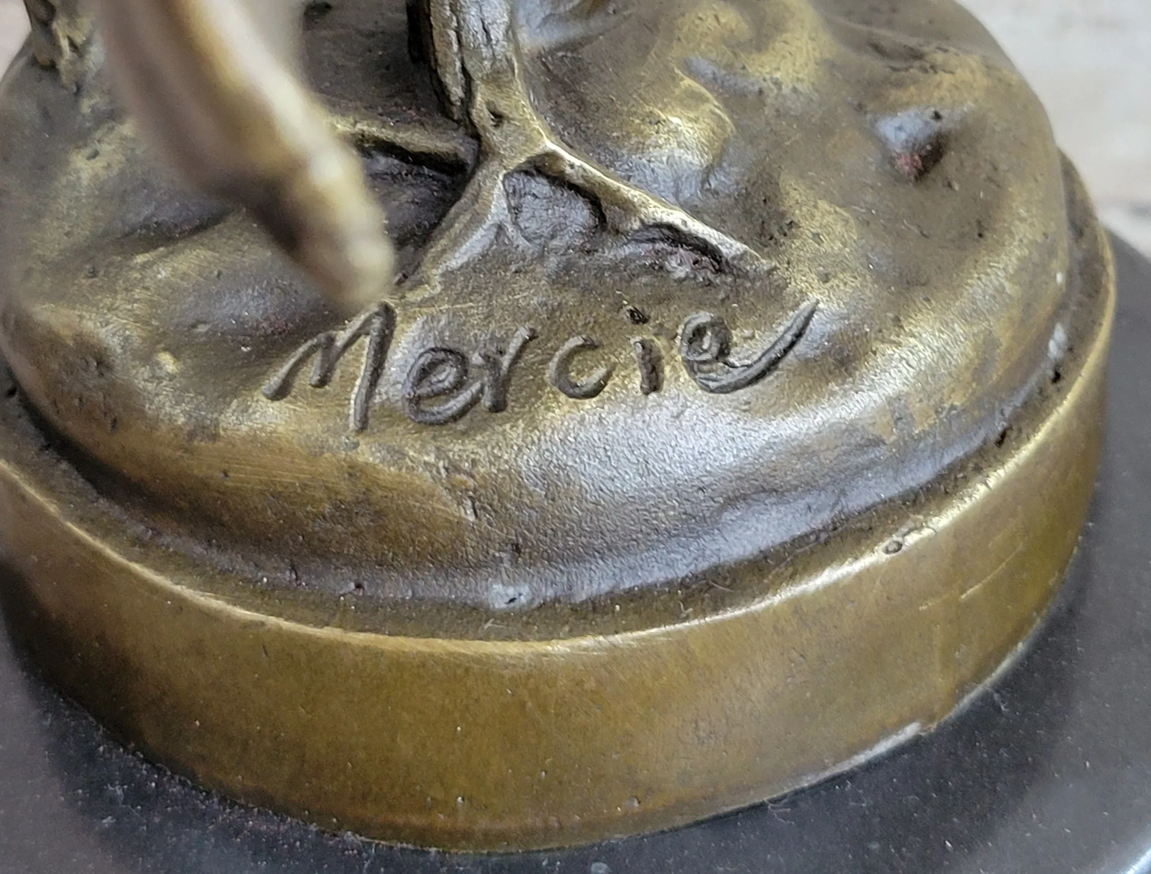 Gloria Victis Angel Bronze Statue Sculpture Figure Art by Mercie 26" x 12"