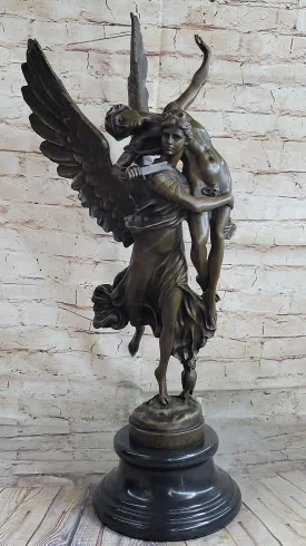 Gloria Victis Angel Bronze Statue Sculpture Figure Art by Mercie 26" x 12"
