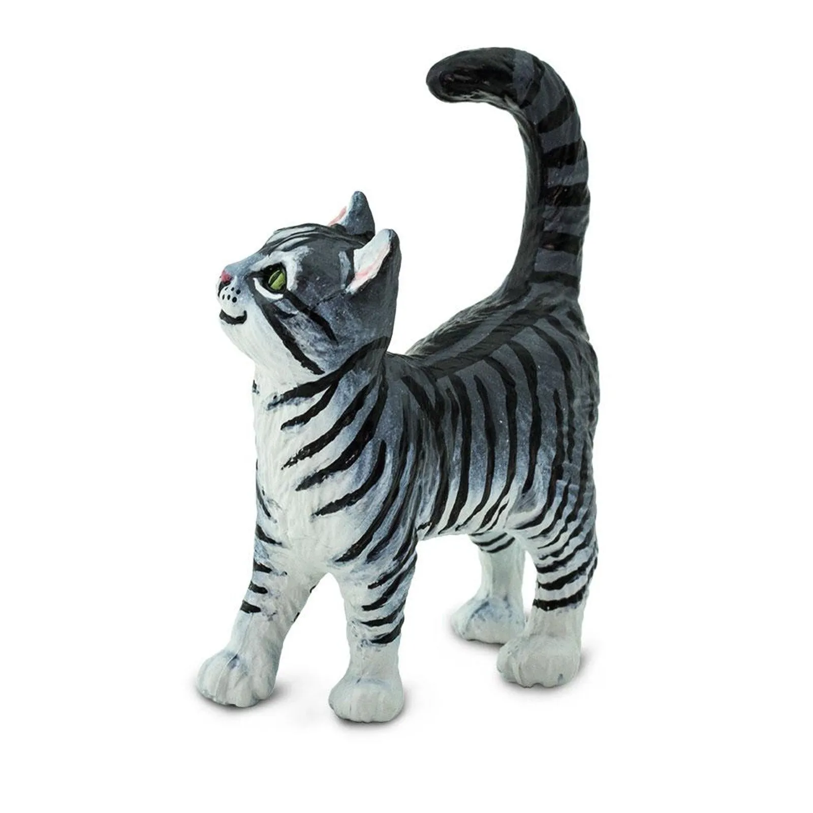 Gray Tabby Cat Animal Figure Safari Ltd 100128