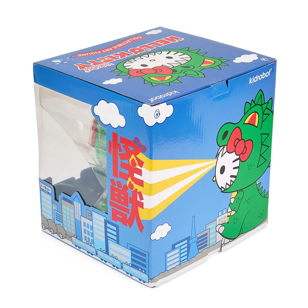 Hello Kitty® Kaiju Cosplay 8" Vinyl Art Figure - Metallic Green Edition