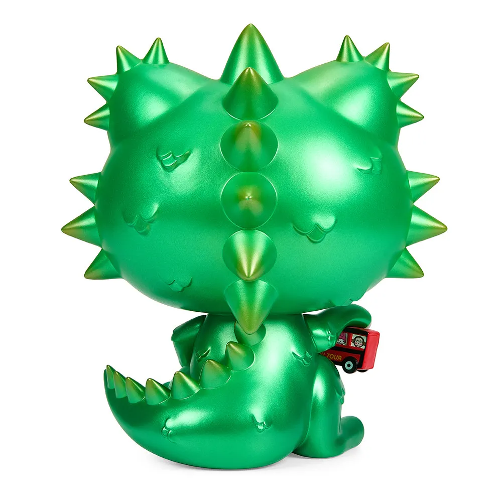 Hello Kitty® Kaiju Cosplay 8" Vinyl Art Figure - Metallic Green Edition