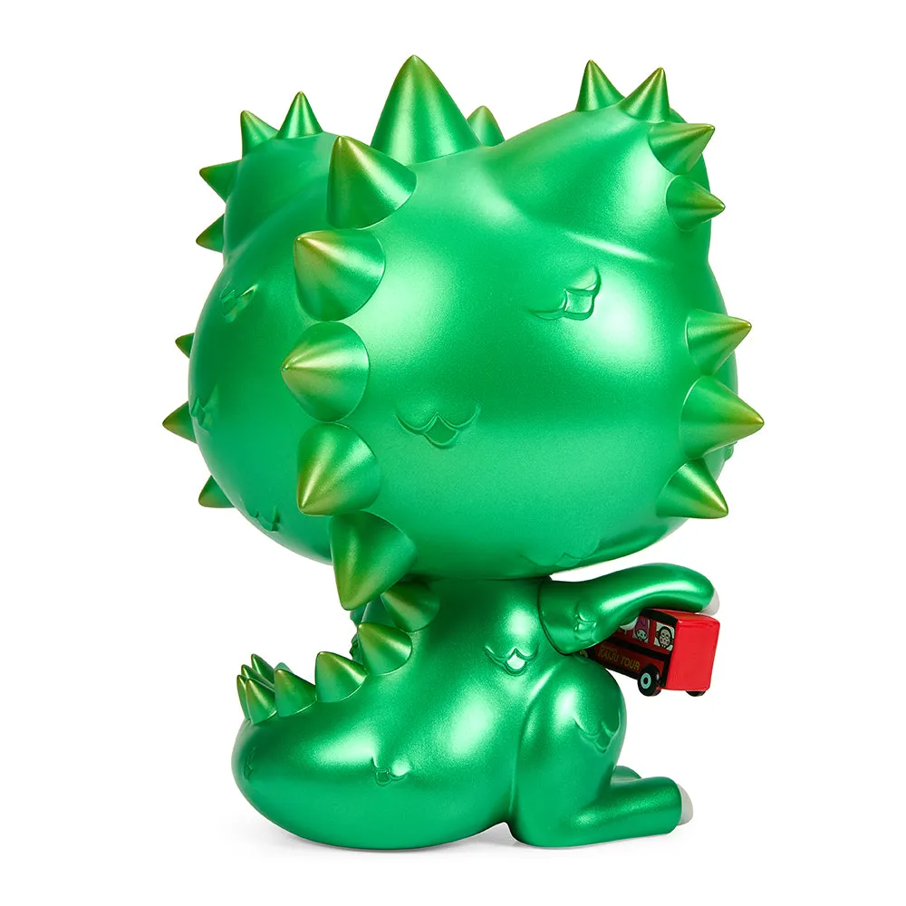 Hello Kitty® Kaiju Cosplay 8" Vinyl Art Figure - Metallic Green Edition