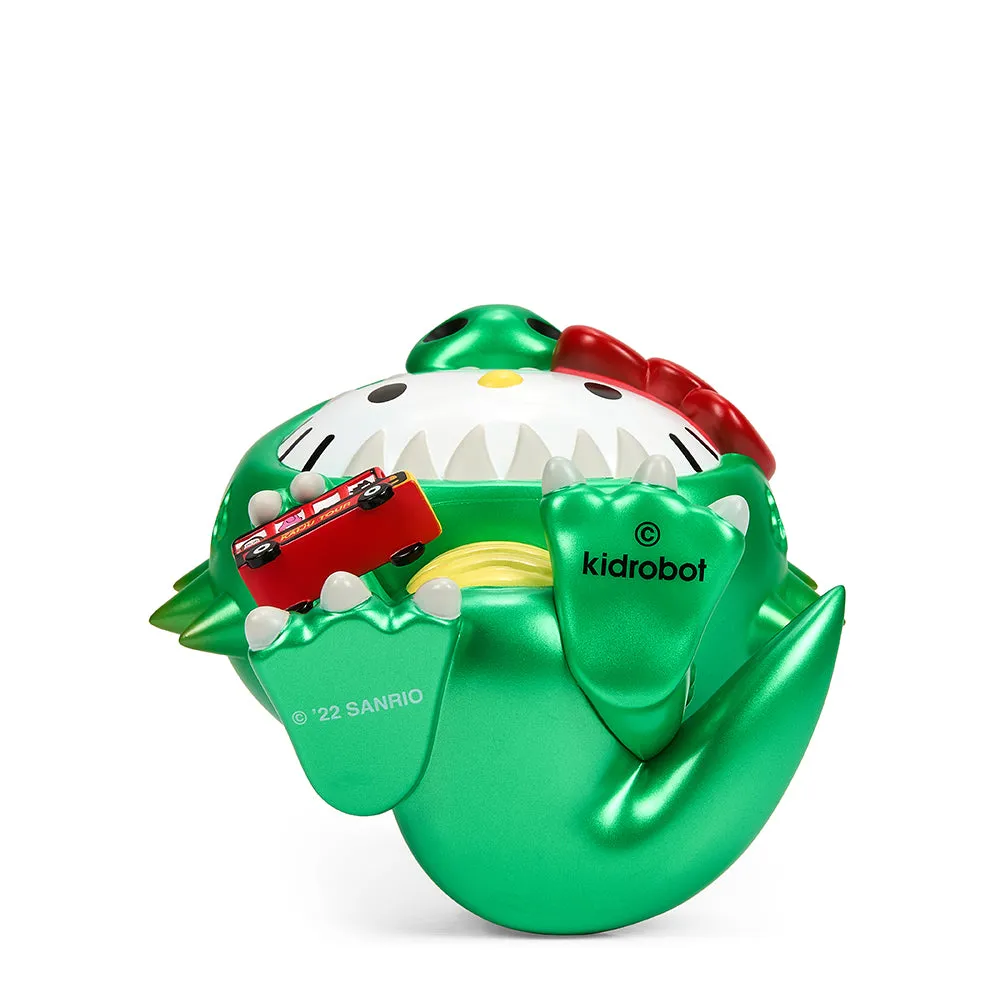 Hello Kitty® Kaiju Cosplay 8" Vinyl Art Figure - Metallic Green Edition