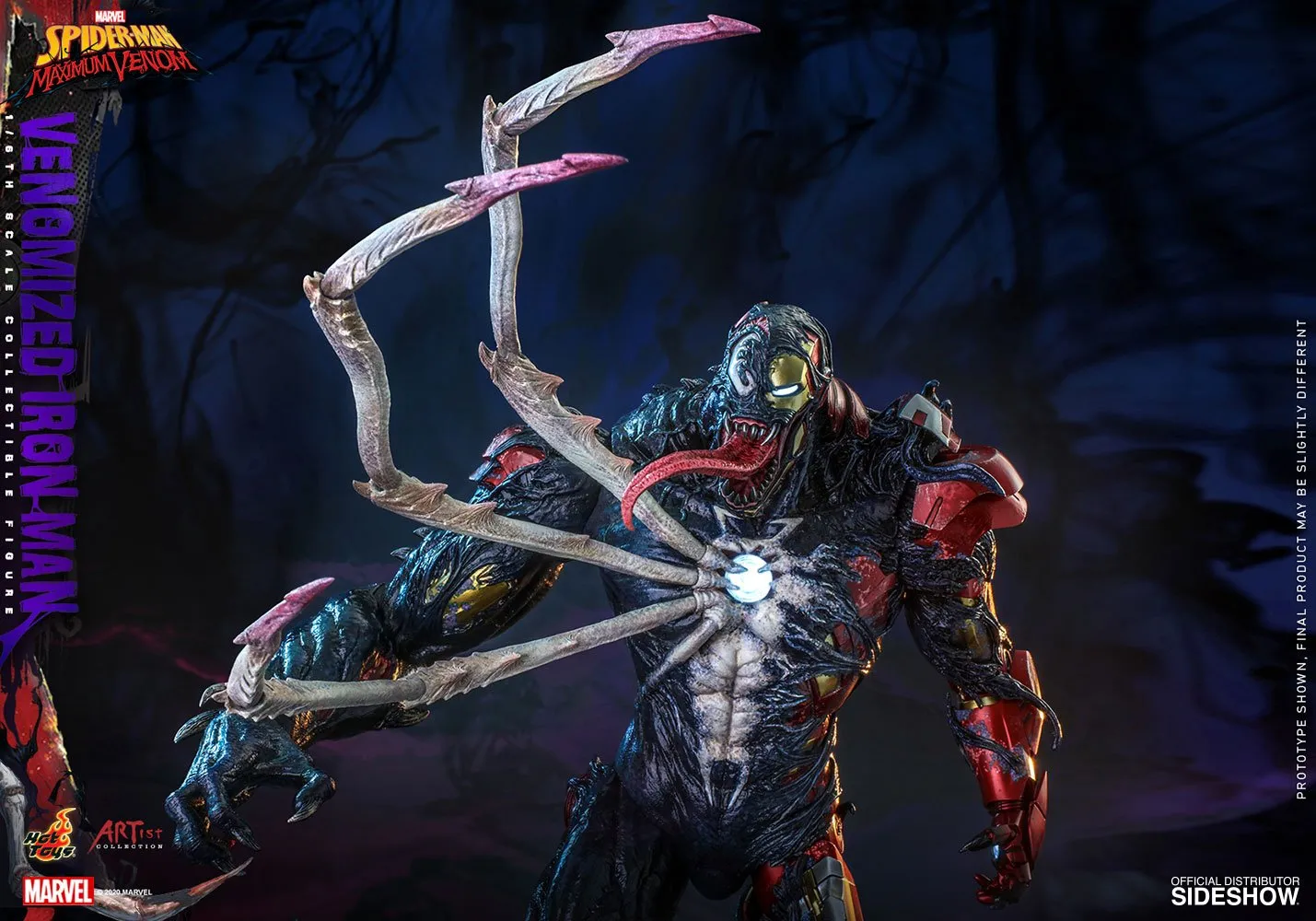 Hot Toys 1/6 Scale Figure - Venomized Iron Man (Spider-Man: Maximum Venom)