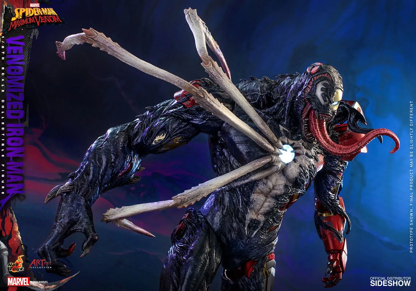 Hot Toys 1/6 Scale Figure - Venomized Iron Man (Spider-Man: Maximum Venom)