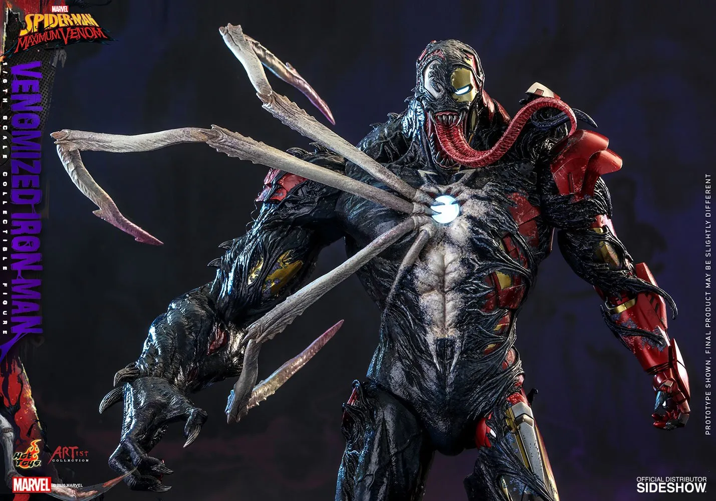 Hot Toys 1/6 Scale Figure - Venomized Iron Man (Spider-Man: Maximum Venom)