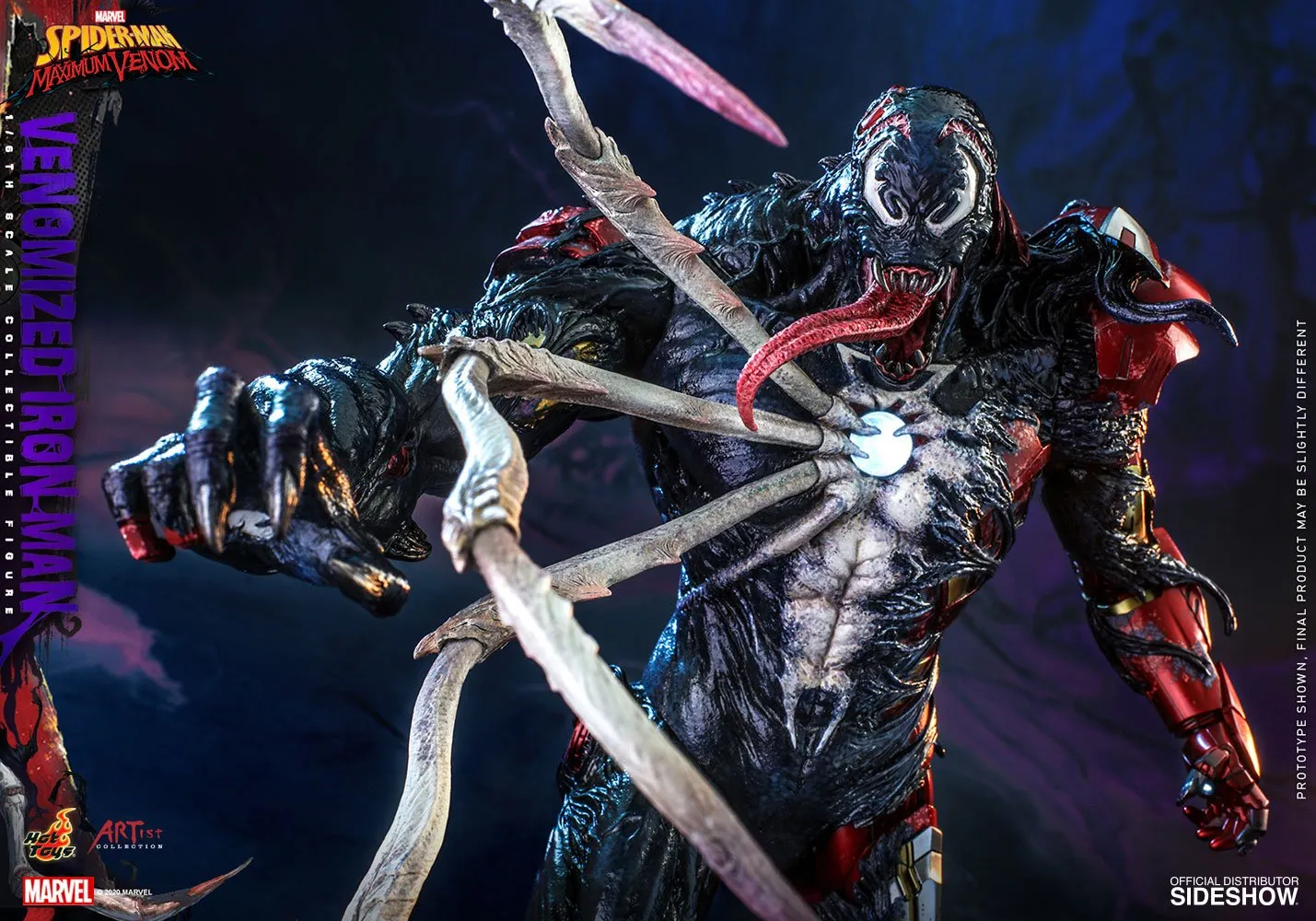 Hot Toys 1/6 Scale Figure - Venomized Iron Man (Spider-Man: Maximum Venom)