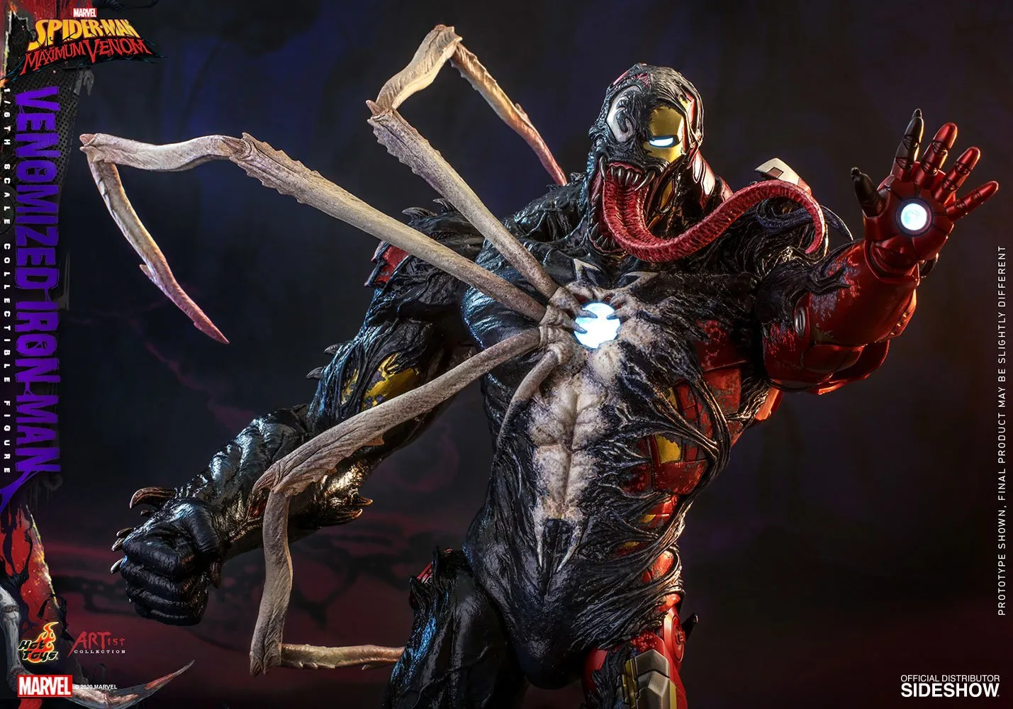 Hot Toys 1/6 Scale Figure - Venomized Iron Man (Spider-Man: Maximum Venom)