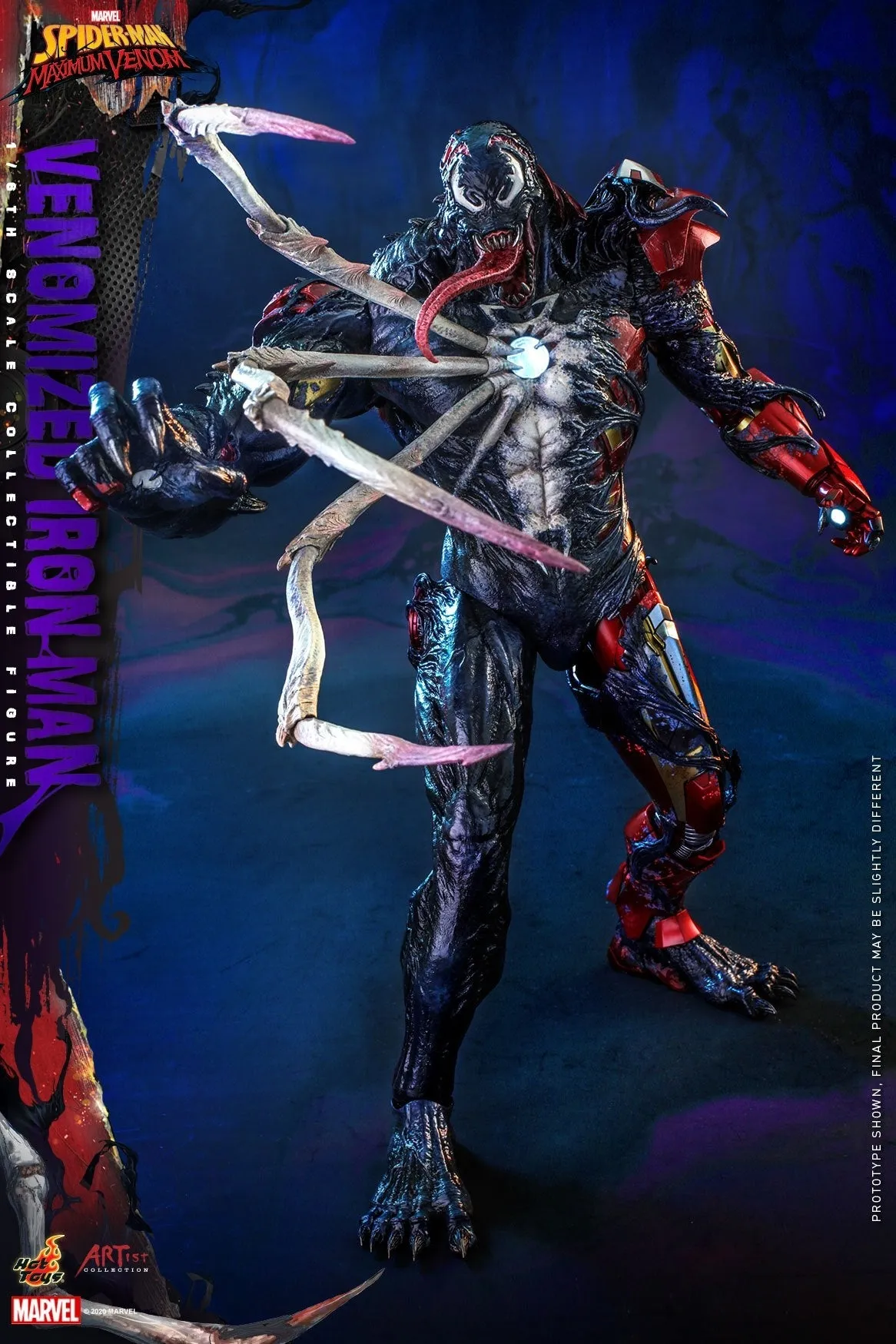 Hot Toys - AC04 - Marvel’s Spider-Man: Maximum Venom -  1/6th Venomized Iron Man Collectible Figure