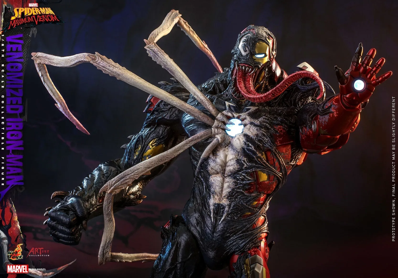 Hot Toys - AC04 - Marvel’s Spider-Man: Maximum Venom -  1/6th Venomized Iron Man Collectible Figure