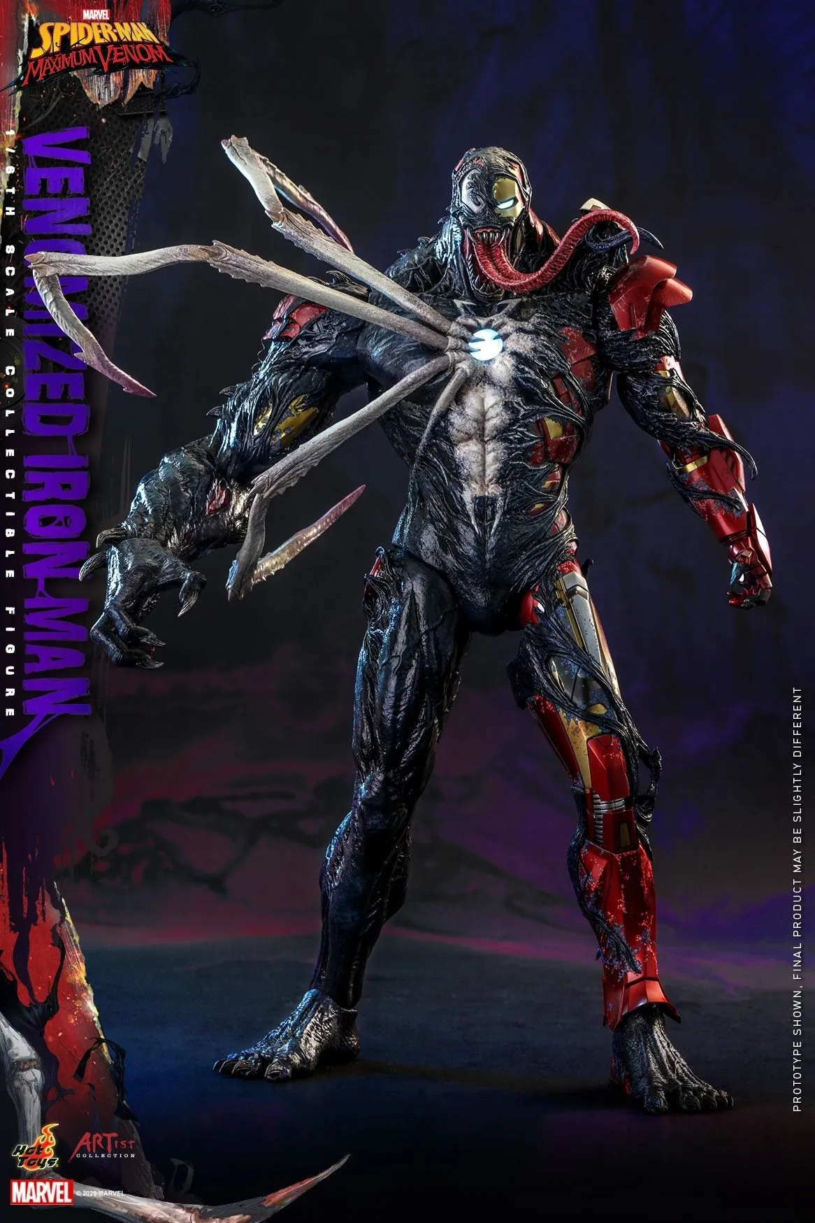 Hot Toys - AC04 - Marvel’s Spider-Man: Maximum Venom -  1/6th Venomized Iron Man Collectible Figure