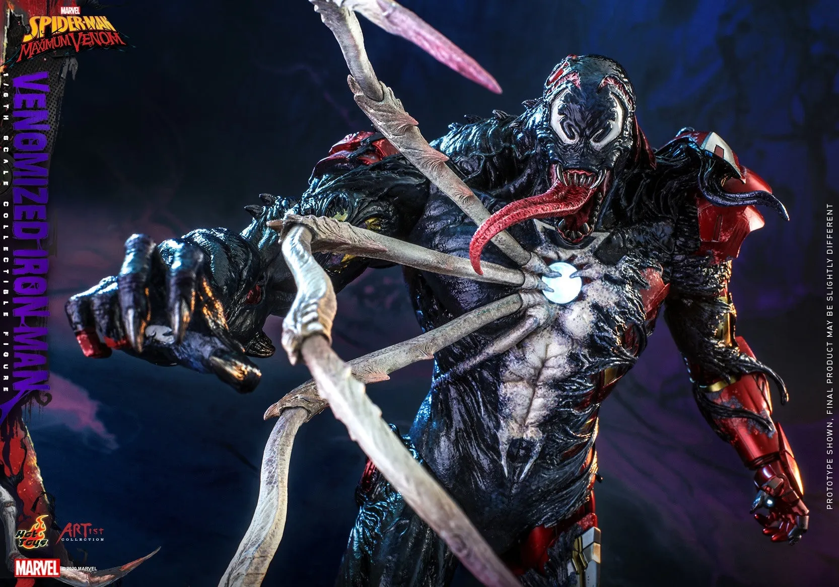 Hot Toys - AC04 - Marvel’s Spider-Man: Maximum Venom -  1/6th Venomized Iron Man Collectible Figure
