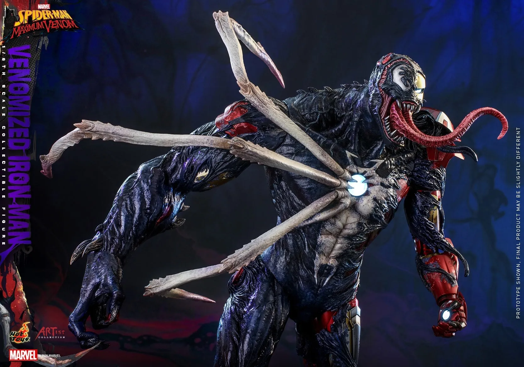 Hot Toys - AC04 - Marvel’s Spider-Man: Maximum Venom -  1/6th Venomized Iron Man Collectible Figure