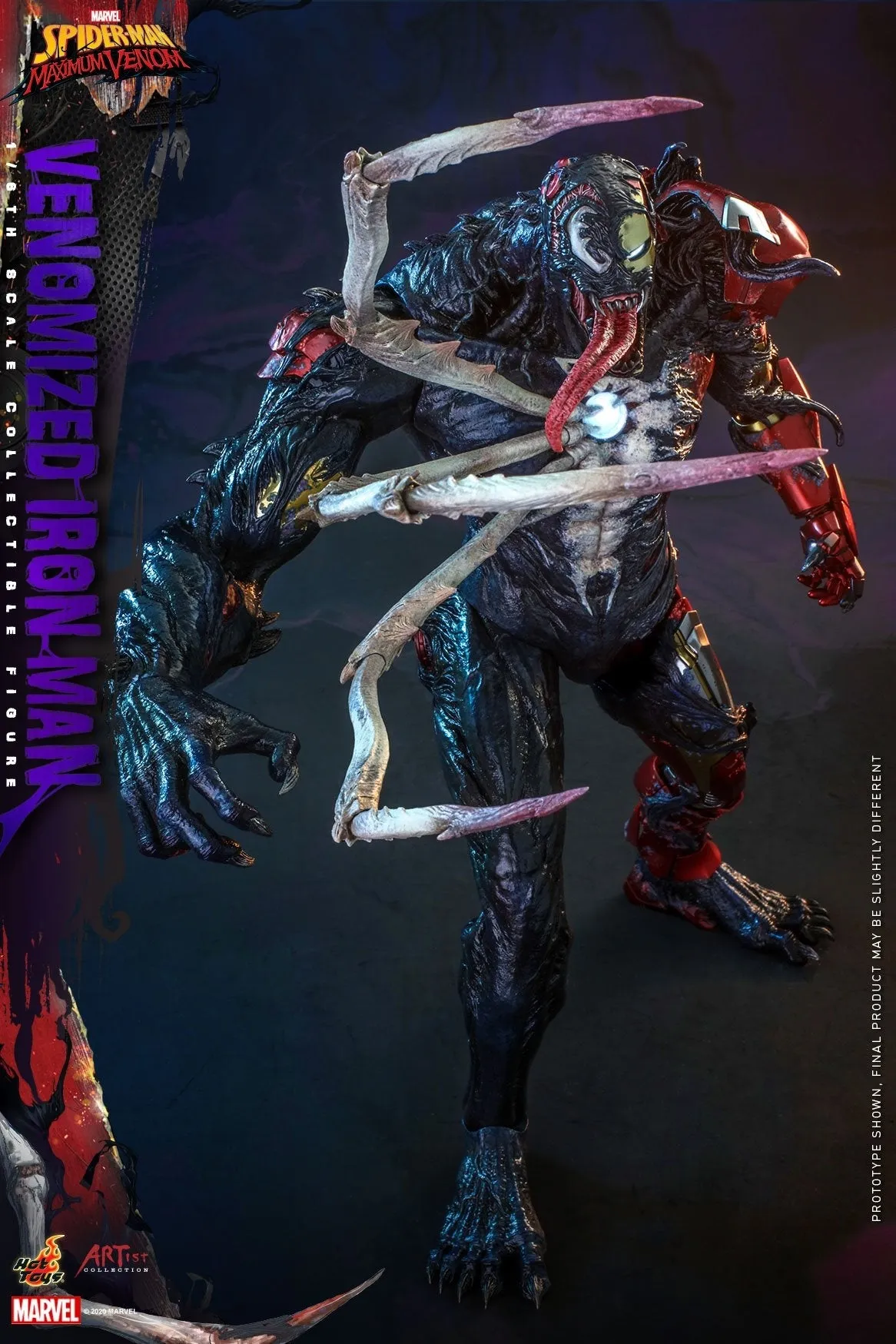 Hot Toys - AC04 - Marvel’s Spider-Man: Maximum Venom -  1/6th Venomized Iron Man Collectible Figure