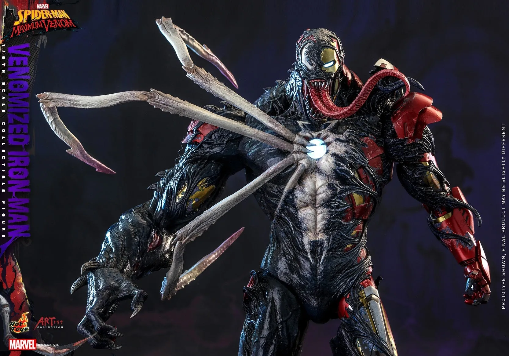 Hot Toys - AC04 - Marvel’s Spider-Man: Maximum Venom -  1/6th Venomized Iron Man Collectible Figure