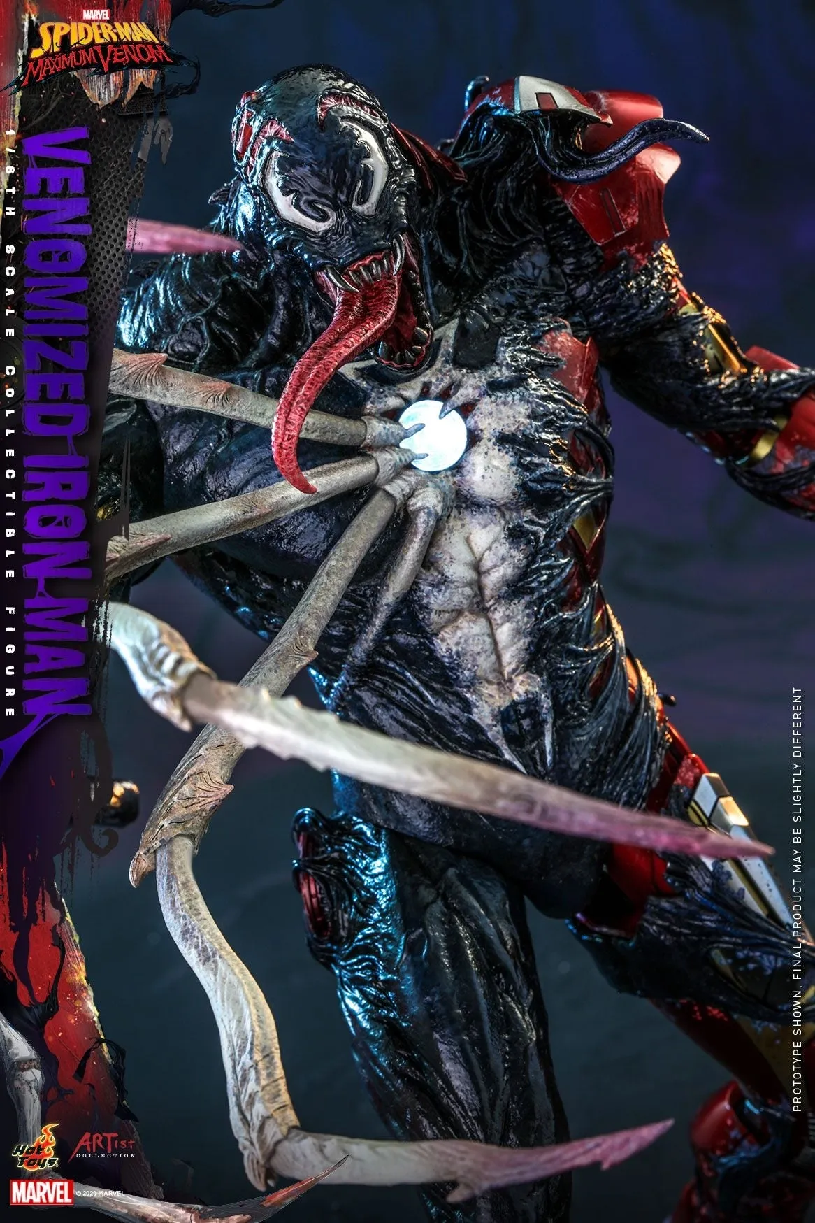 Hot Toys - AC04 - Marvel’s Spider-Man: Maximum Venom -  1/6th Venomized Iron Man Collectible Figure