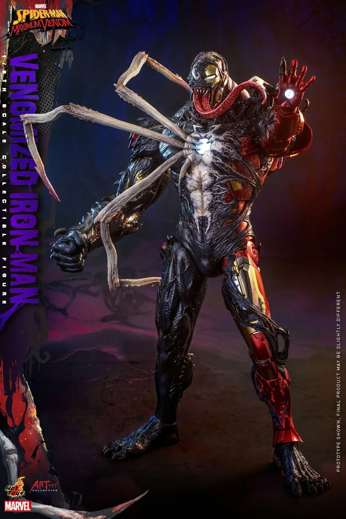 Hot Toys - AC04 - Marvel’s Spider-Man: Maximum Venom -  1/6th Venomized Iron Man Collectible Figure