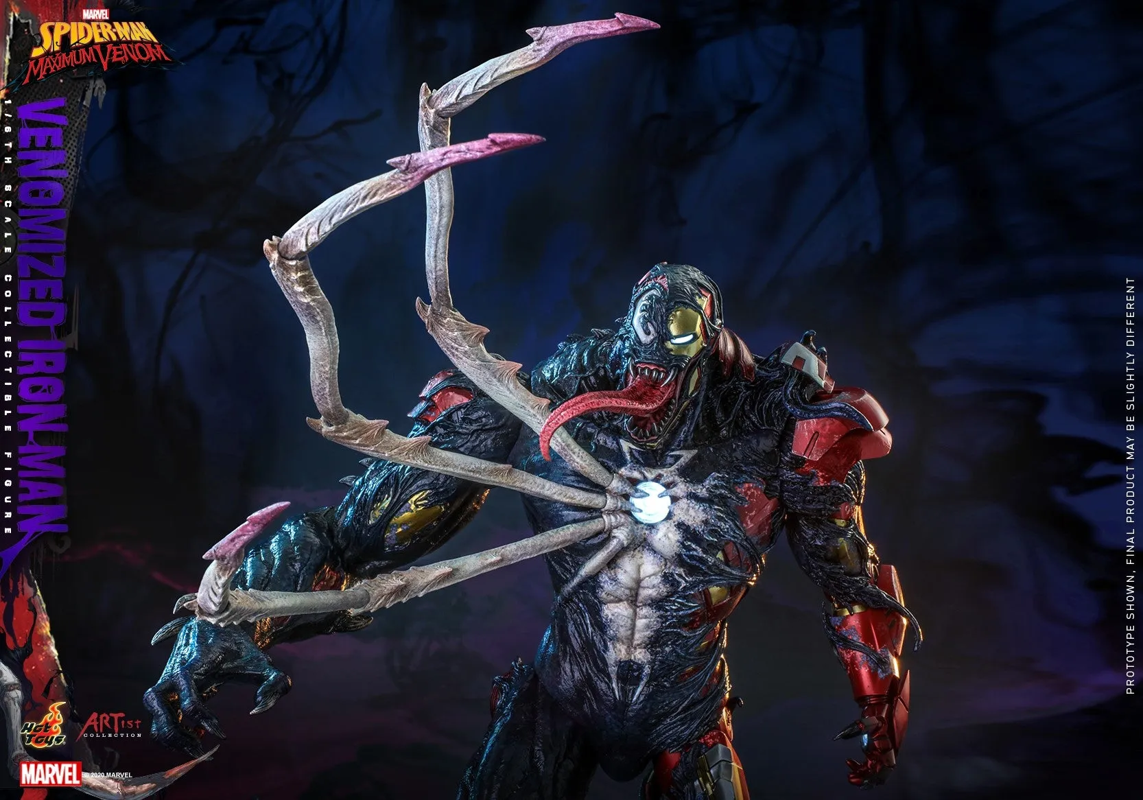 Hot Toys - AC04 - Marvel’s Spider-Man: Maximum Venom -  1/6th Venomized Iron Man Collectible Figure