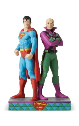 Jim Shore DC Comics Superman & Lex Luthor 8.88in Figurine