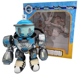 Mechbot Paint Attack Kickstarter CanBot Art Toy by Czee13 x Quiccs x ZNC