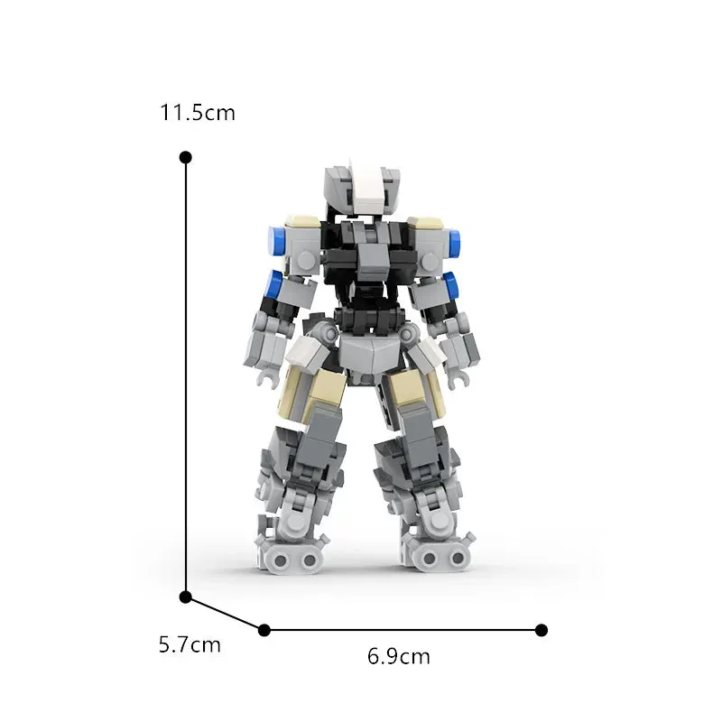 MOC NON  2024 Mecha Matrix APU Robot Building Blocks Set Toys High-Tech Battle Boys Cool DIY Model