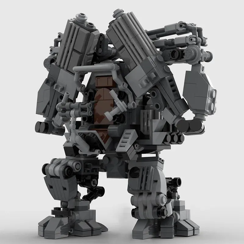 MOC NON  2024 Mecha Matrix APU Robot Building Blocks Set Toys High-Tech Battle Boys Cool DIY Model