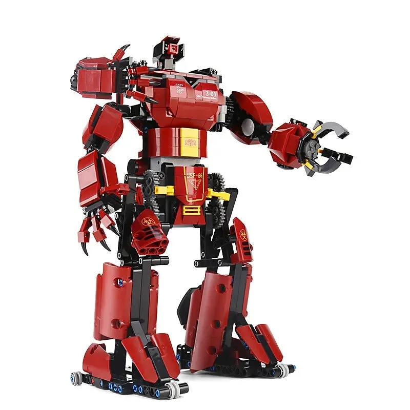MOC Tech RC Motorized Crimson Beast Robot Bricks Toy 15038