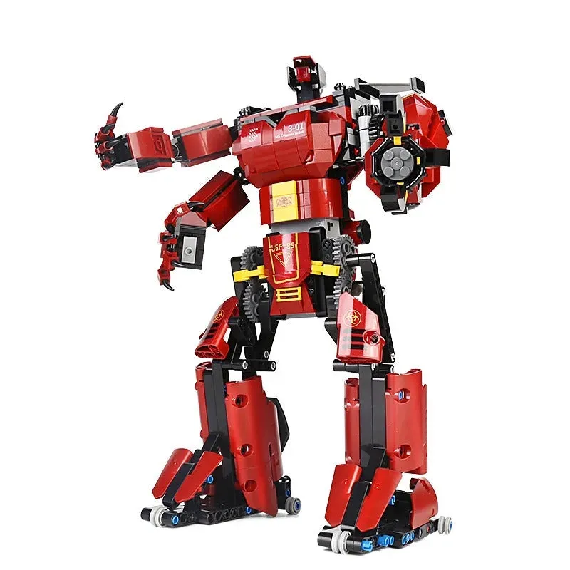 MOC Tech RC Motorized Crimson Beast Robot Bricks Toy 15038