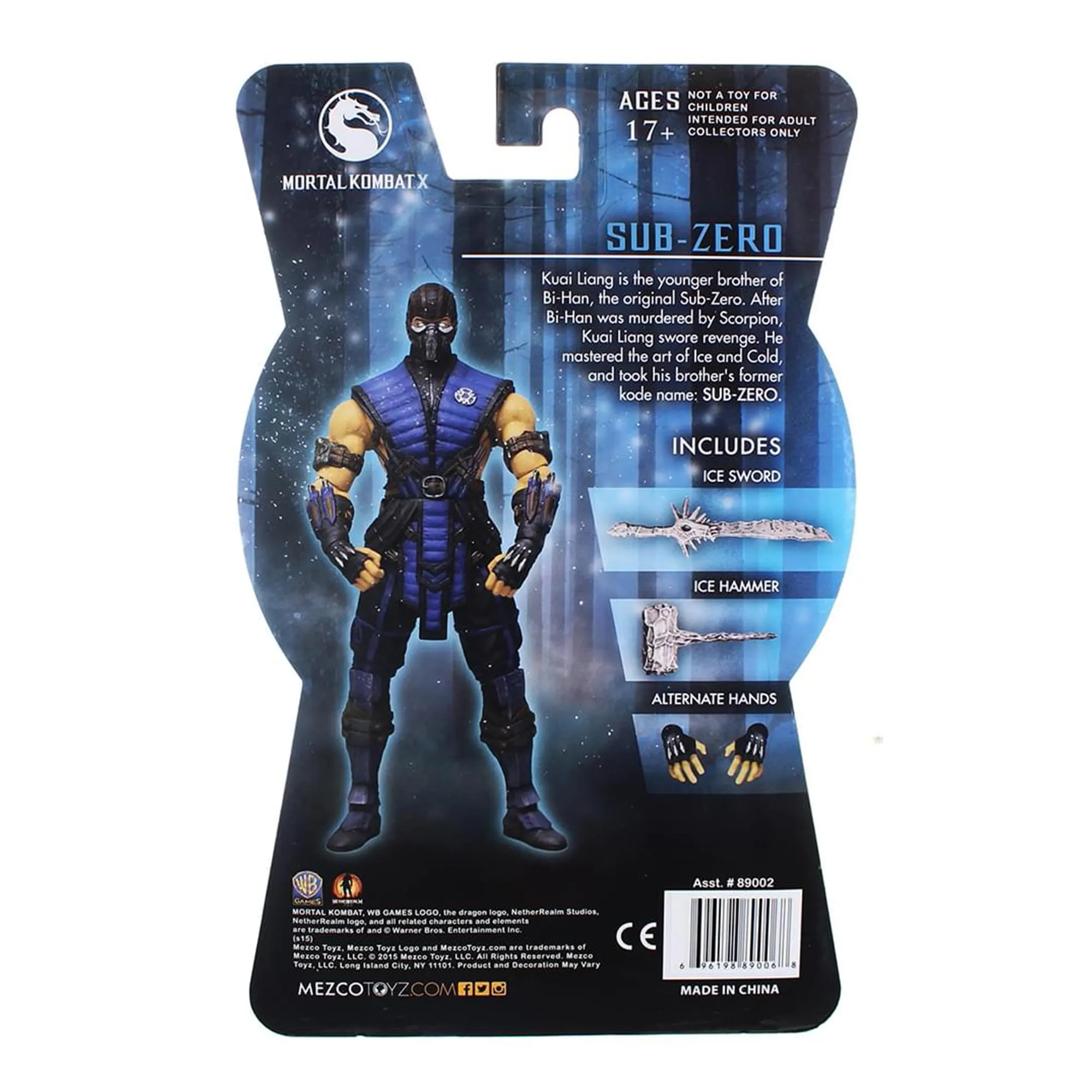 Mortal Kombat X 6" Action Figure: Sub-Zero (2015 SDCC Exclusive)