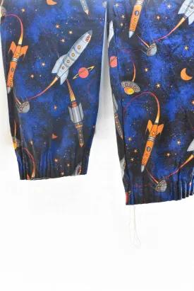 Pair of thermal 'Rocketman' curtains, 140cm x 155cm
