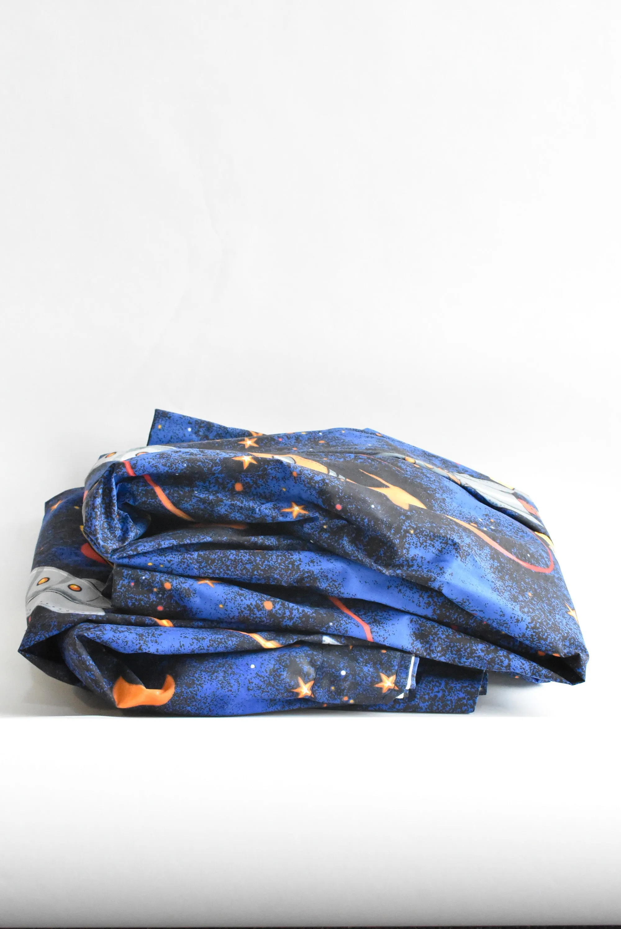 Pair of thermal 'Rocketman' curtains, 140cm x 155cm