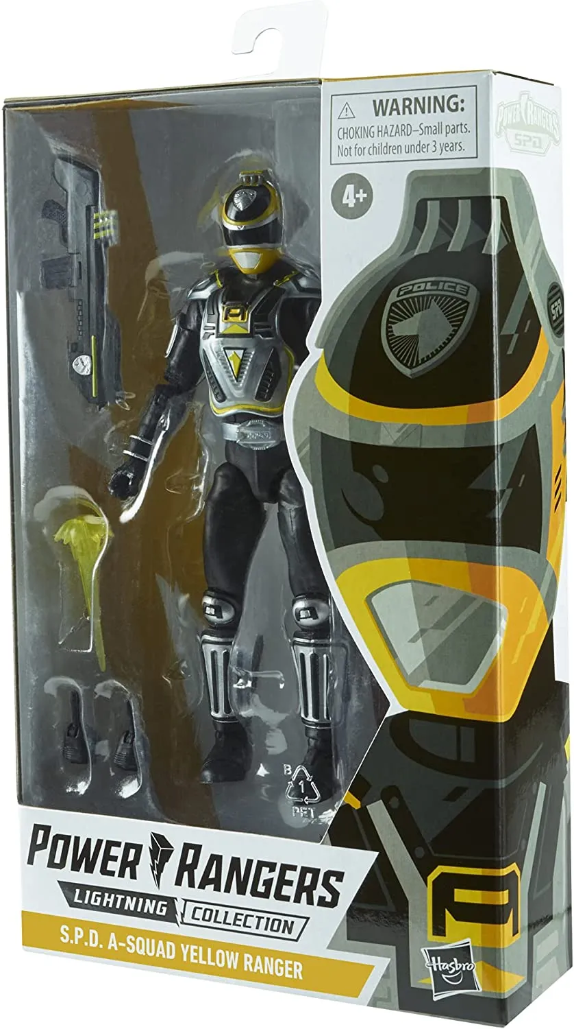 Power Rangers Lightning SPD A Squad Black/Yellow Action Figure