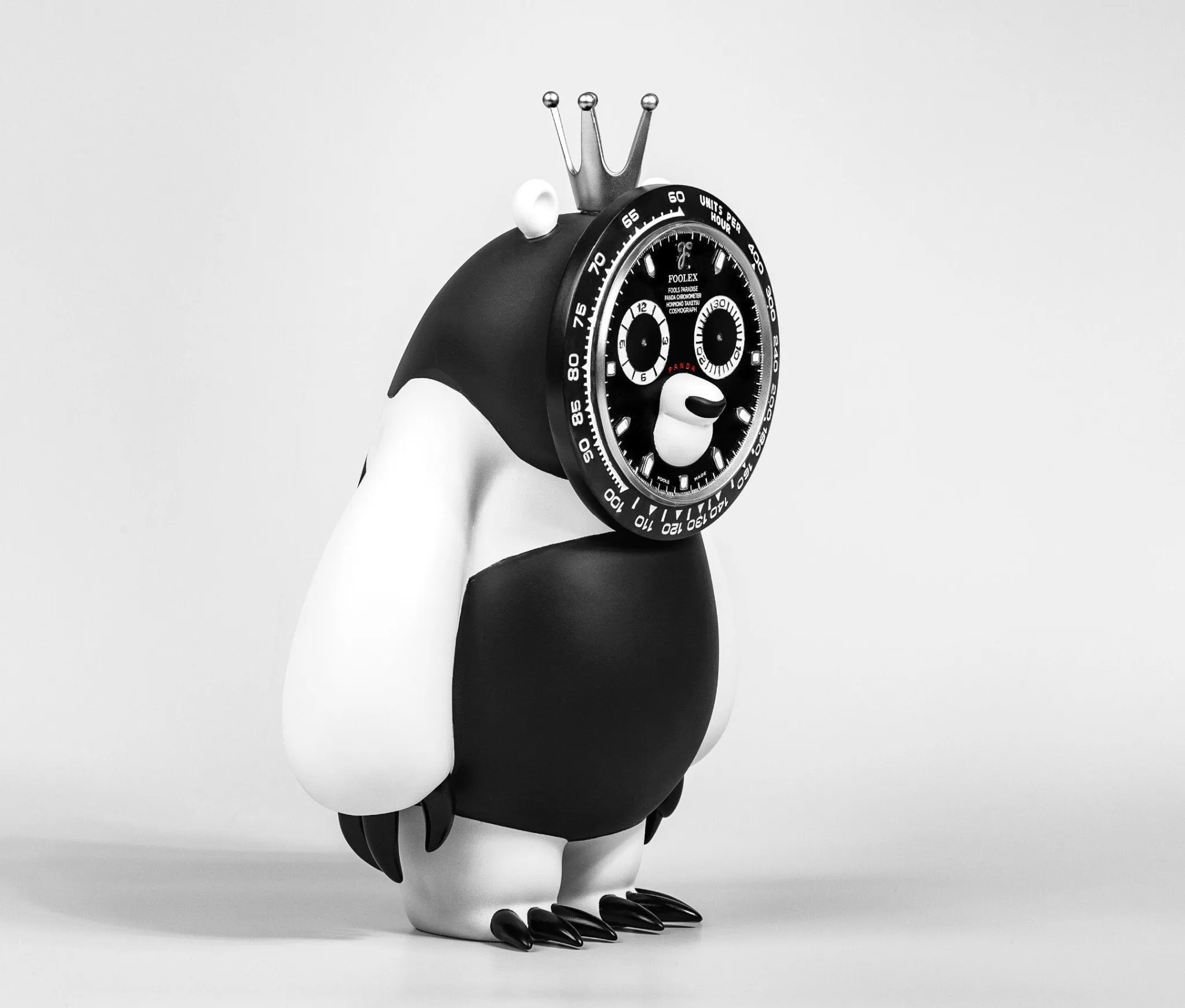 Reverse Panda Art Toy by Honmono Taiketsu