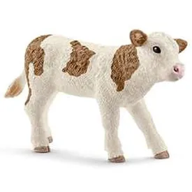 Schleich Simmental Calf Animal Farm Figure