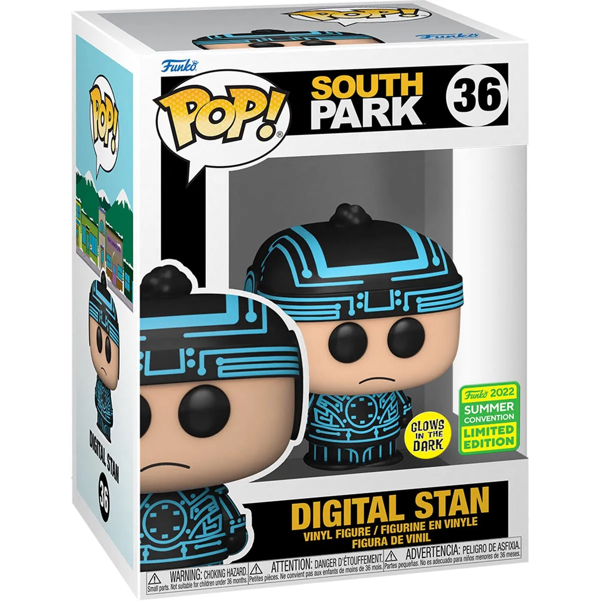 South Park Digital Stan Glow-in-the-Dark Exclusive Pop! Vinyl Figure